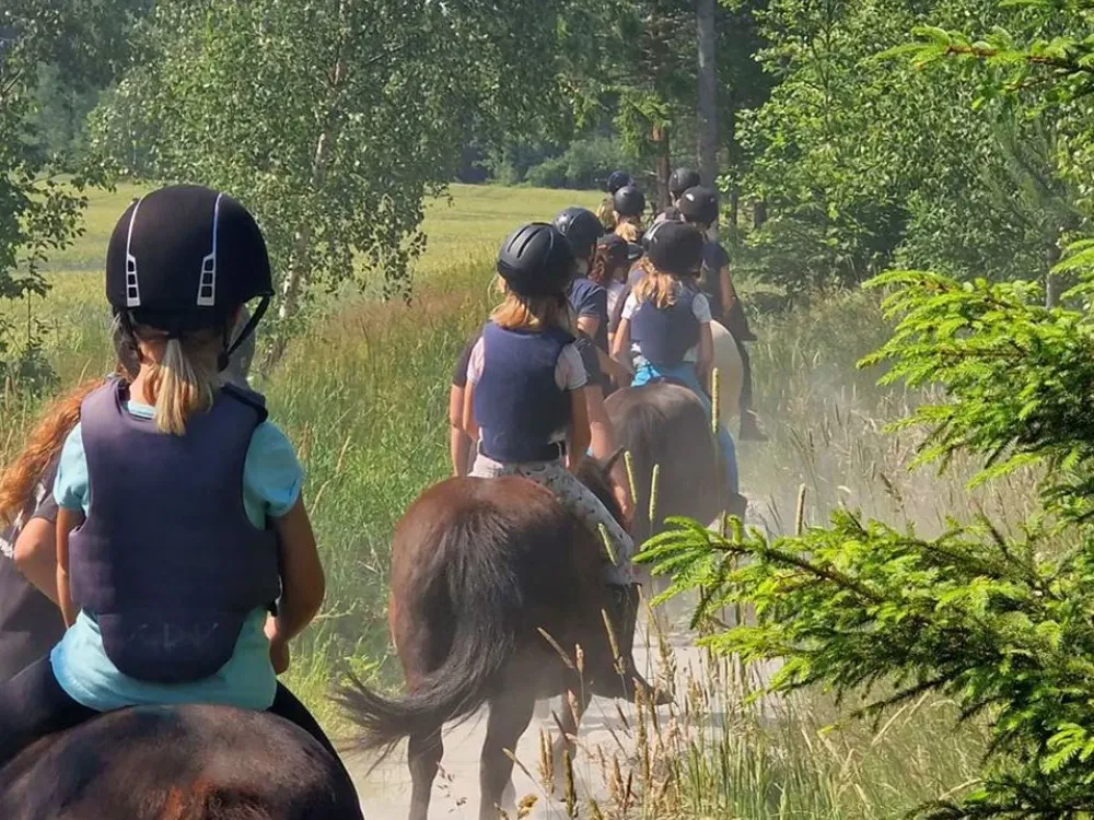Pony riding during the Easter holiday