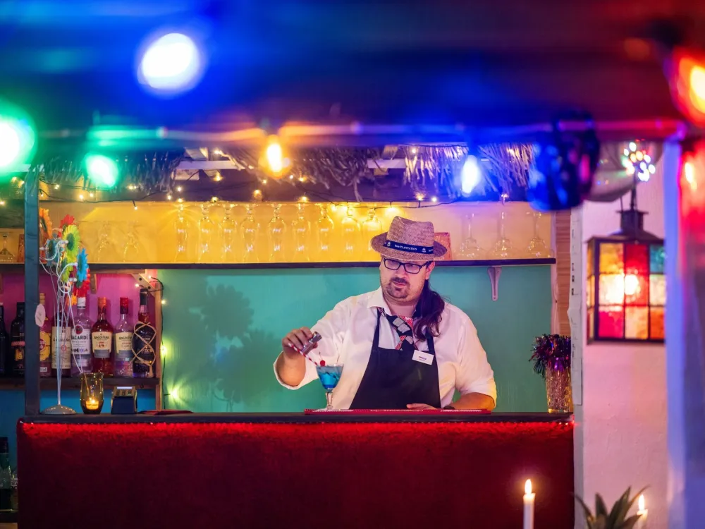 Rum tasting & open Rum bar