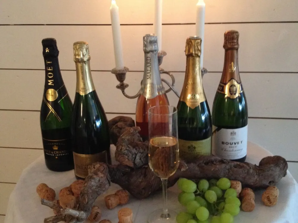 After shopping och bubbelprovning
