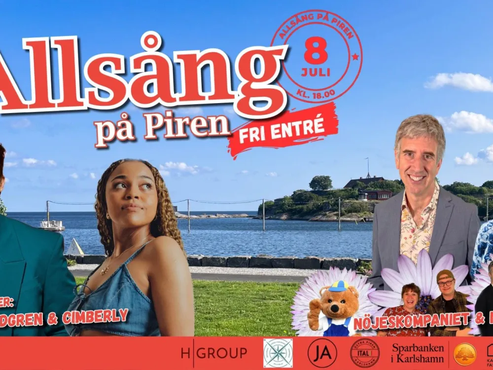 Allsång på Piren