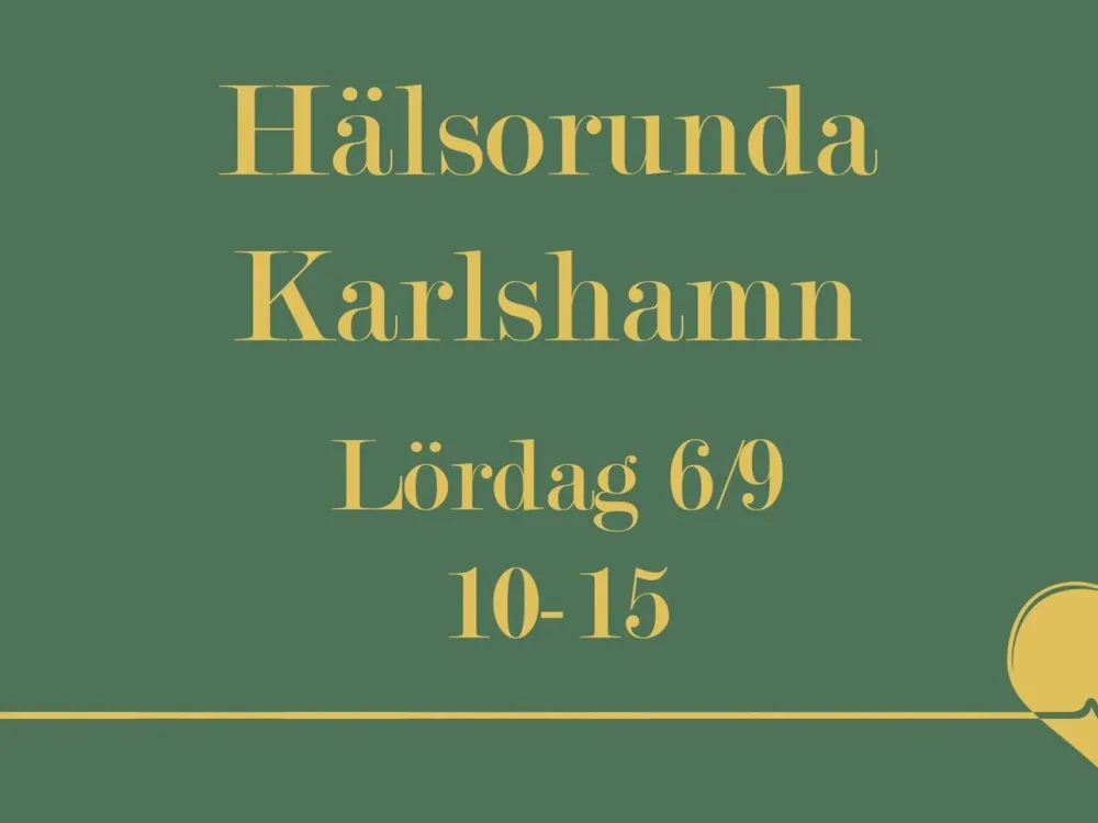 Health tour in Karlshamn