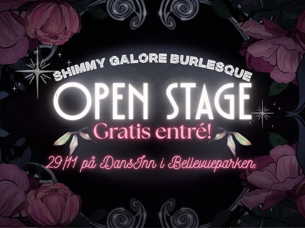 Open stage och mingel med Shimmy Galore Burlesque