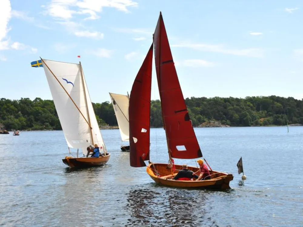 Segelbåtar från Ärtsoppeseglingen