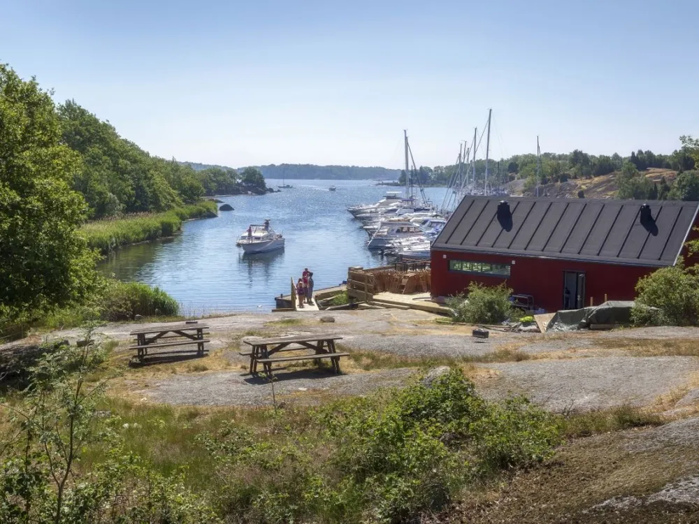 Vy från Tjärö mot havet