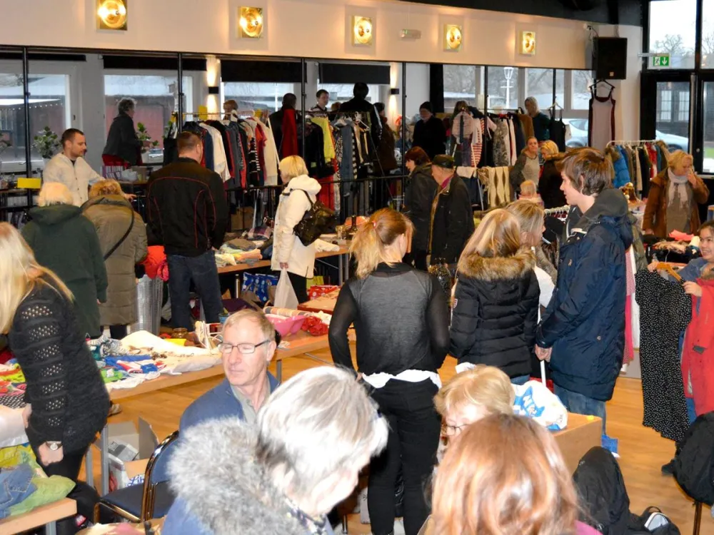 Loppmarknad i Bellevueparken