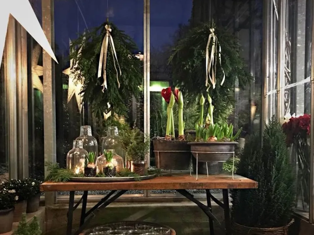 Christmas market at Ljungsled's nursery garden