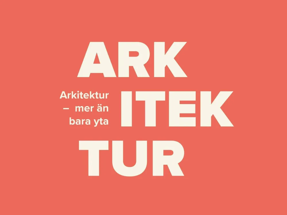 Architecture week in Karlshamn 