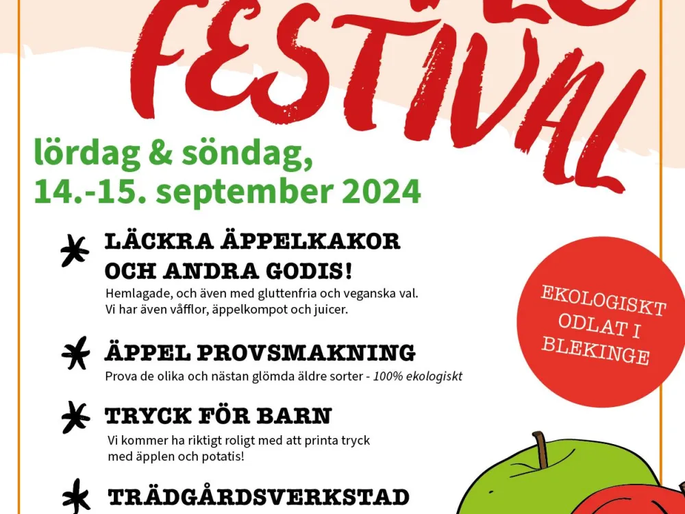 Äppelfestival på Mormors Bakeri